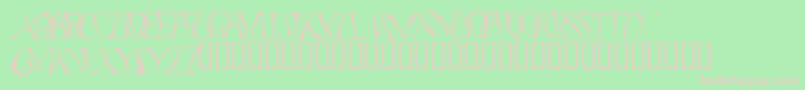 FunkoOccelatus Font – Pink Fonts on Green Background