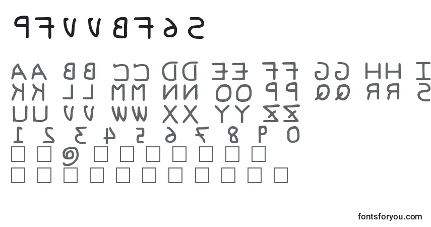 PfVvbf6sフォント–アルファベット、数字、特殊文字