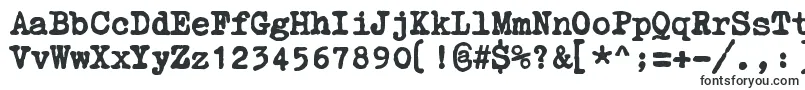 Шрифт ZaiCourierpolski1941 – гуманистические шрифты