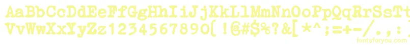 ZaiCourierpolski1941 Font – Yellow Fonts