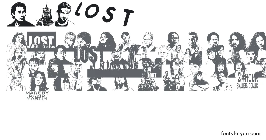 Lostフォント–アルファベット、数字、特殊文字