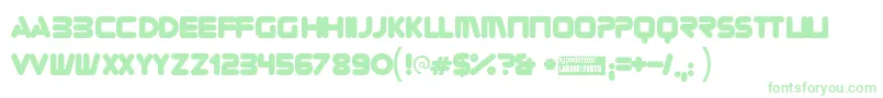 Zorque Font – Green Fonts on White Background