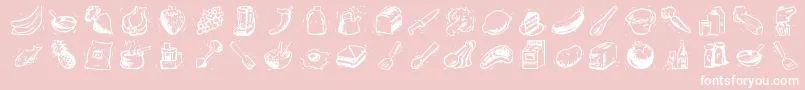 Counters Font – White Fonts on Pink Background