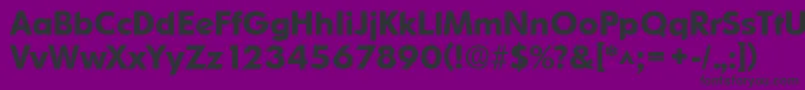 OrnitonsBold Font – Black Fonts on Purple Background