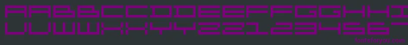 Organ ffy Font – Purple Fonts on Black Background