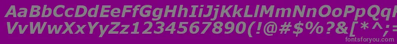 Police MsReferenceSansSerifРџРѕР»СѓР¶РёСЂРЅС‹Р№РљСѓСЂСЃРёРІ – polices grises sur fond violet