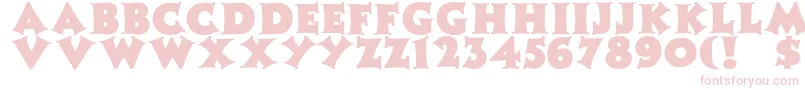 ZaleskiBold-fontti – vaaleanpunaiset fontit