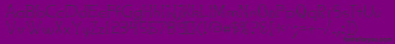 Nailsnstaples Font – Black Fonts on Purple Background