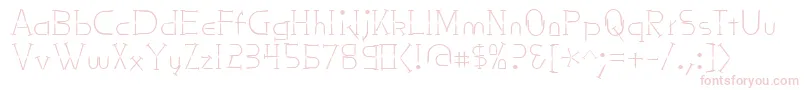 Nailsnstaples Font – Pink Fonts on White Background
