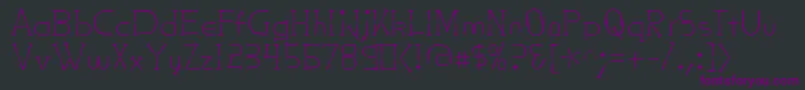 Nailsnstaples Font – Purple Fonts on Black Background