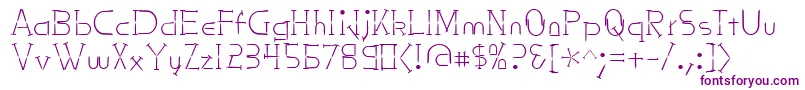 Nailsnstaples Font – Purple Fonts on White Background