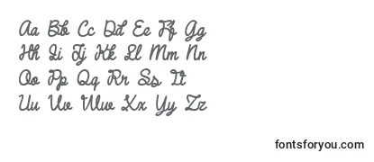 DhfBroffontScriptItalic Font
