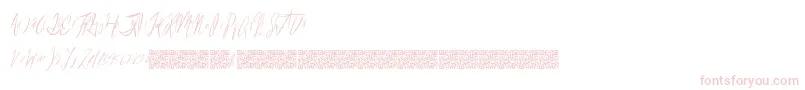 Reasonablespeculation Font – Pink Fonts on White Background