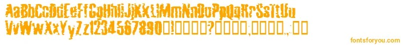 MardiGrossDrunktype Font – Orange Fonts