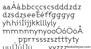 Ashbw font – hungarian Fonts