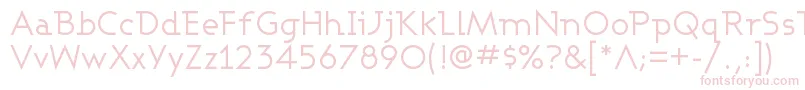 Ashbw Font – Pink Fonts on White Background