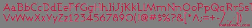 Lisätietoja Ashbw-fontista Ashbw-fontti – punaiset fontit harmaalla taustalla