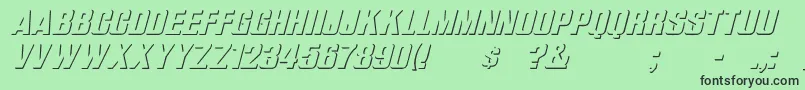 More about WhataReliefItalic Font WhataReliefItalic Font – Black Fonts on Green Background