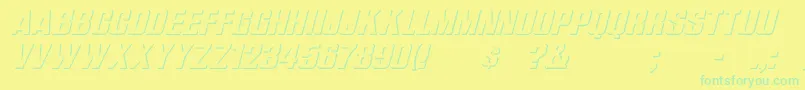 More about WhataReliefItalic Font WhataReliefItalic Font – Green Fonts on Yellow Background