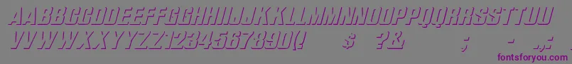 More about WhataReliefItalic Font WhataReliefItalic Font – Purple Fonts on Gray Background