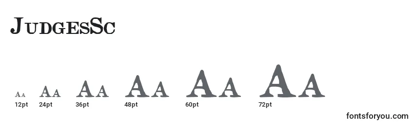 JudgesSc (40007) Font Sizes