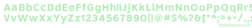 Roadgeek2005Series6b Font – Green Fonts on White Background
