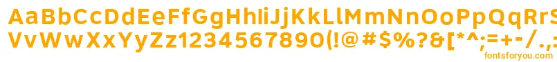 Шрифт Roadgeek2005Series6b – оранжевые шрифты
