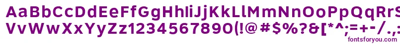 Roadgeek2005Series6b Font – Purple Fonts on White Background