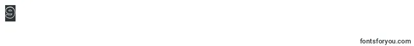 EarthHeartHollowInverse-Schriftart – Schriften für die Ziffer 9