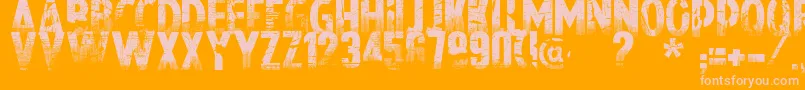 Подробнее о шрифте Nowharehouse Шрифт Nowharehouse – розовые шрифты на оранжевом фоне