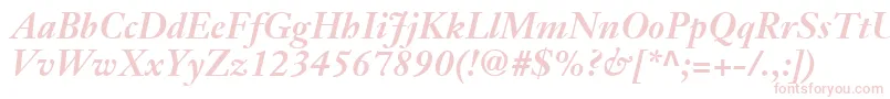 JansonTextLt76BoldItalic Font – Pink Fonts