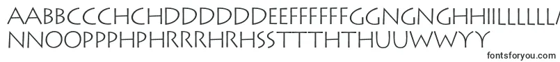 Шрифт Lithosc – валлийские шрифты