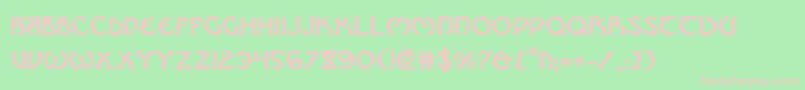 BrinAthynBold Font – Pink Fonts on Green Background