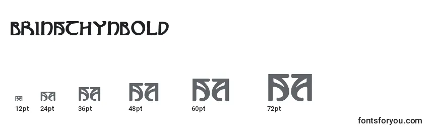 BrinAthynBold Font Sizes
