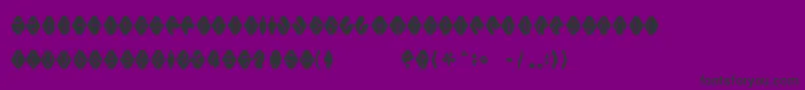 Electorate Boogie Font – Black Fonts on Purple Background