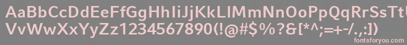 CompatilFactLtComBold Font – Pink Fonts on Gray Background