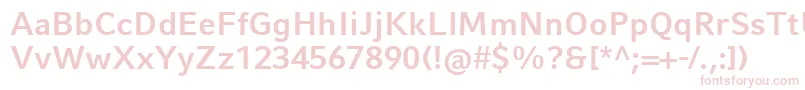 CompatilFactLtComBold Font – Pink Fonts on White Background