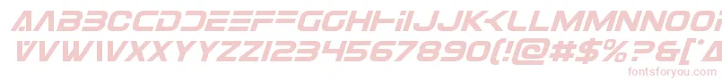 Czcionka Eurofighterital – różowe czcionki