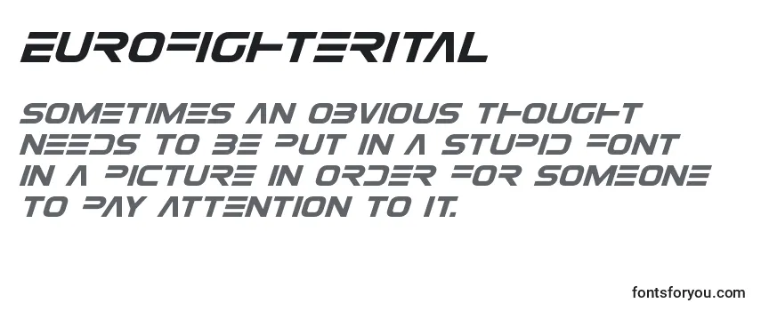 Review of the Eurofighterital Font