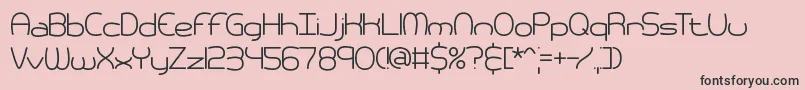 PneumaticsBrk Font – Black Fonts on Pink Background