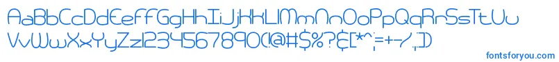 PneumaticsBrk Font – Blue Fonts on White Background