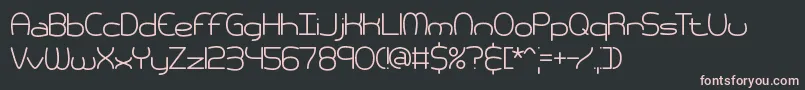 PneumaticsBrk Font – Pink Fonts on Black Background