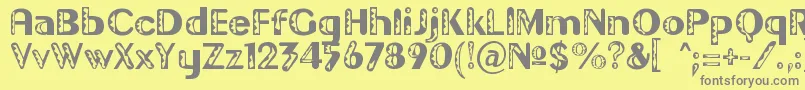 Подробнее о шрифте Gilgond Шрифт Gilgond – серые шрифты на жёлтом фоне