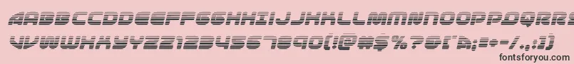 1stenterprisesgradital Font – Black Fonts on Pink Background