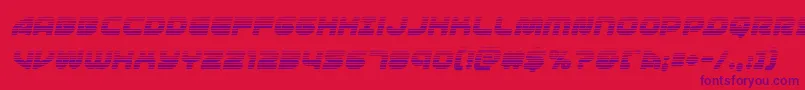 1stenterprisesgradital-Schriftart – Violette Schriften auf rotem Hintergrund