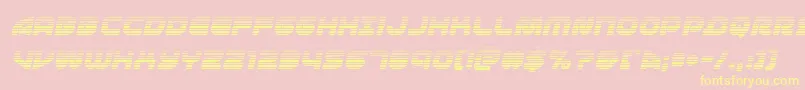 1stenterprisesgradital Font – Yellow Fonts on Pink Background