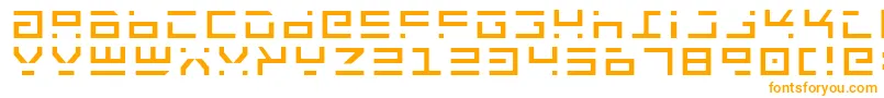 Rocktlt Font – Orange Fonts on White Background