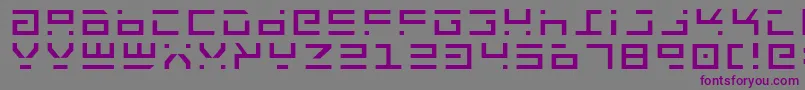 Шрифт Rocktlt – фиолетовые шрифты на сером фоне