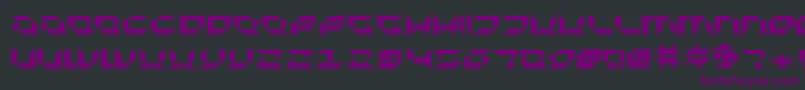 Plurp Font – Purple Fonts on Black Background