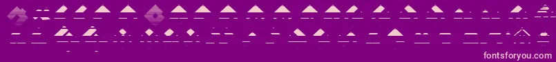 Mksquareshatch45Black Font – Pink Fonts on Purple Background